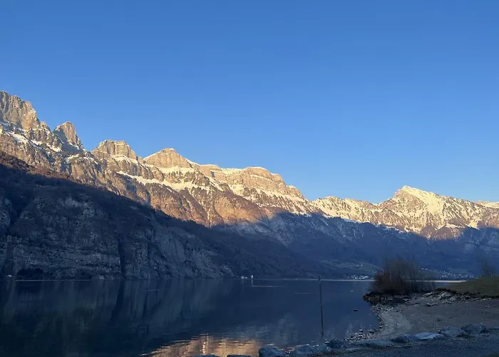 Apartamento Walensee Lakeside With Cable Car To Flumserberg Unterterzen