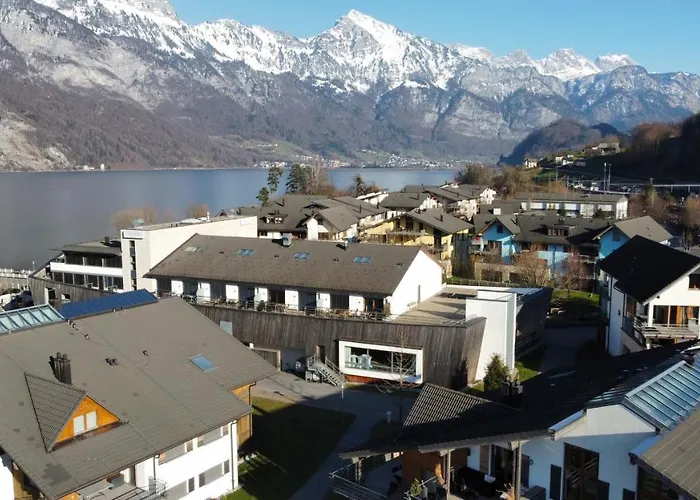 아파트 Walensee Apartment, Lake & Alpine Dream *